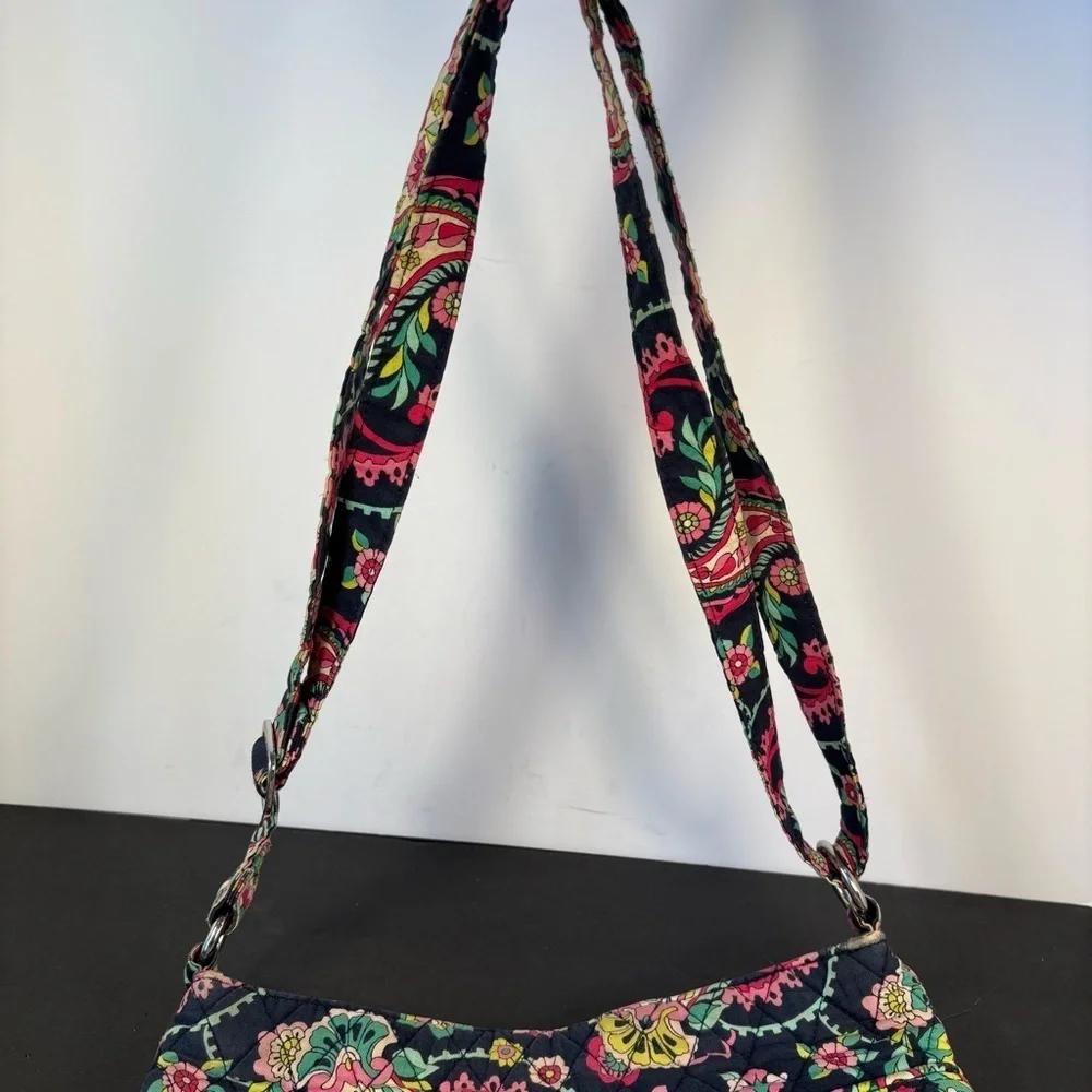 Vera Bradley Floral Paisley Quilted Crossbody Purse Bag